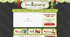 Desktop Screenshot of growingkidssale.com